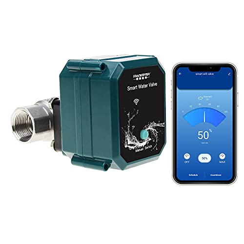 FRANKEVER Smart Water Valve WIFI Remote Control Faucet Timer for Hose Compatible with Alexa, Google Home (WIFI, DN15(1/2")) - Image 1