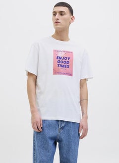 JACK & JONES JJPORTO TEE SS CREW NECK  - Image 1