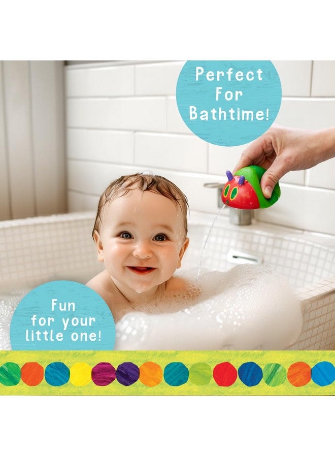 Kids Preferred Eric Carle Very Hungry Caterpillar Wash Mitt and Squirt Set and Baby Bath Time Essential - Fully Lined Adult Size Mitt with Loop to Hang Dry - Image 3