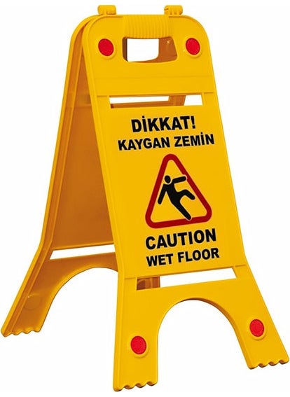 Dupont - Portable Warning and Advertising Sign Caution Slippery Floor - Image 1