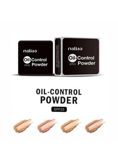 maliao Cool & Refreshing Oil Control Powder Compact With Spf 25 (Natural Beige)  - Image 5