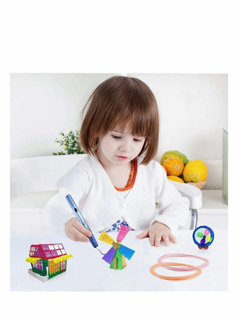 Excefore - 3D Pen Filament Refills, 3D Filament PLA 1.75mm, No Smells Filament for Most Intelligent 3D Pen and 3D Printer Eco-Friendly Materials, 20 Colors Each Color 5M - Image 1