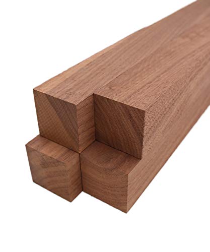 Barrington Hardwoods Black Walnut Lumber Turning Squares 2 x 2 4 Pieces 2 x 2 x 6