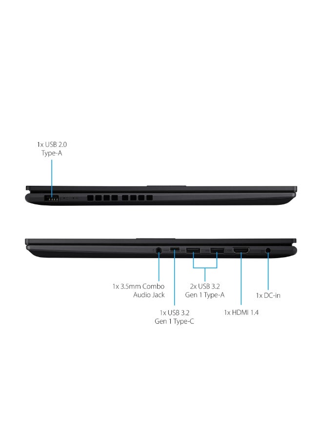 ASUS Vivobook 16 F1605ZA Laptop With 16-Inch Display, Core i7-1255U Processor/16GB RAM/512GB SSD /Intel Iris Xe Graphics/Windows 11 Home English Indie Black - Image 5