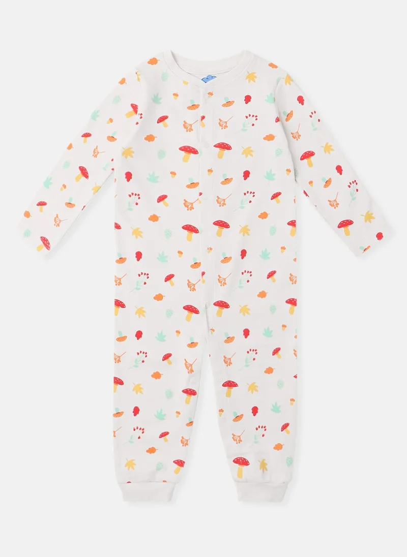 Nautinati Nautinati Infants Premium Cotton Graphic Printed Pack of 2 Sleepsuits