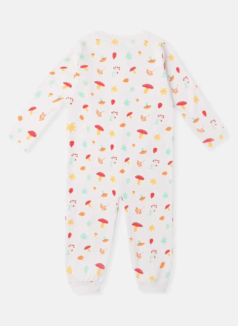 Nautinati Nautinati Infants Premium Cotton Graphic Printed Pack of 2 Sleepsuits