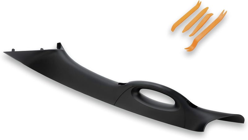 Gagsu A Pillar Interior Trim Handle Left Driver Side Compatible with Ford F150 F-150 2004-2008 Lincoln Mark LT 2006-2008 A Pillar Grab Handle Assist Panel 4L3Z-1503599-AAA (Left Driver Side Black) - Image 1