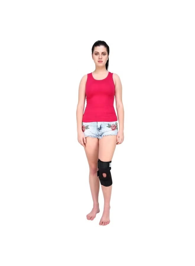Knee Support Brace, Medium Size Compression Knee Sleeve for Men and Women, Adjustable Knee Stabilizer for Daily Activities and Sports - Image 3