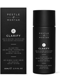 Pestle & Mortar Clarify 2% Salicylic Acid Toner Acne Treatment And Clear Breakouts Facial Exfoliant To Removes Excess Oil 2.7 Oz  - Image 3