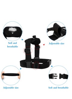 KASTWAVE 2 Pack Camera Chest Mount Strap Harness for Action Camera Adjustable Cell Phone Chest Mount Strap with Sports Camera Installation Bracket kit  - Image 4