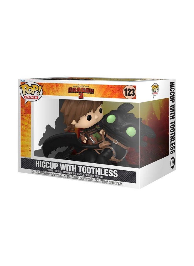 Funko Funko POP! Rides Deluxe: How to Train Your Dragon - Hiccup with Toothless - Collectable Vinyl Figure - Gift Idea - Official Merchandise - for Kids & Adults - Movies Fans  - Image 1