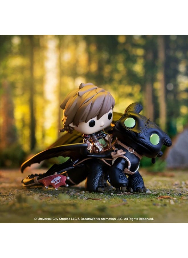Funko Funko POP! Rides Deluxe: How to Train Your Dragon - Hiccup with Toothless - Collectable Vinyl Figure - Gift Idea - Official Merchandise - for Kids & Adults - Movies Fans  - Image 3