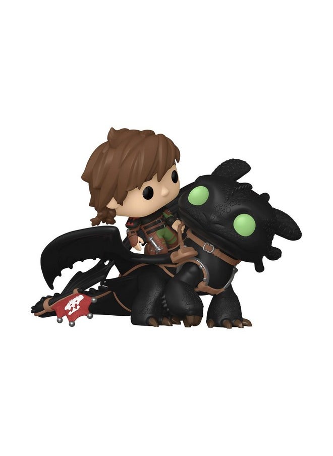 Funko Funko POP! Rides Deluxe: How to Train Your Dragon - Hiccup with Toothless - Collectable Vinyl Figure - Gift Idea - Official Merchandise - for Kids & Adults - Movies Fans  - Image 2