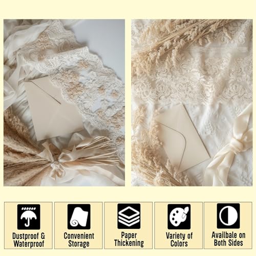 HomeArt Sheet 2 in 1 Product Photography Backdrop 3D Flat Lay Tabletop Double-Sided 20x29 Photo Background PVC Wrinkle Free for Small Products Food, Cosmetics Shoot (Combo 19) - Image 3