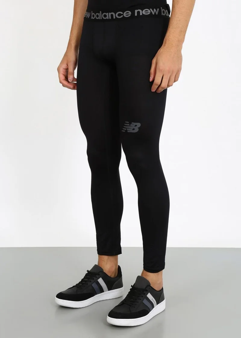نيو بالانس Nbcompl-Bk Men's Long Sleeve Tights