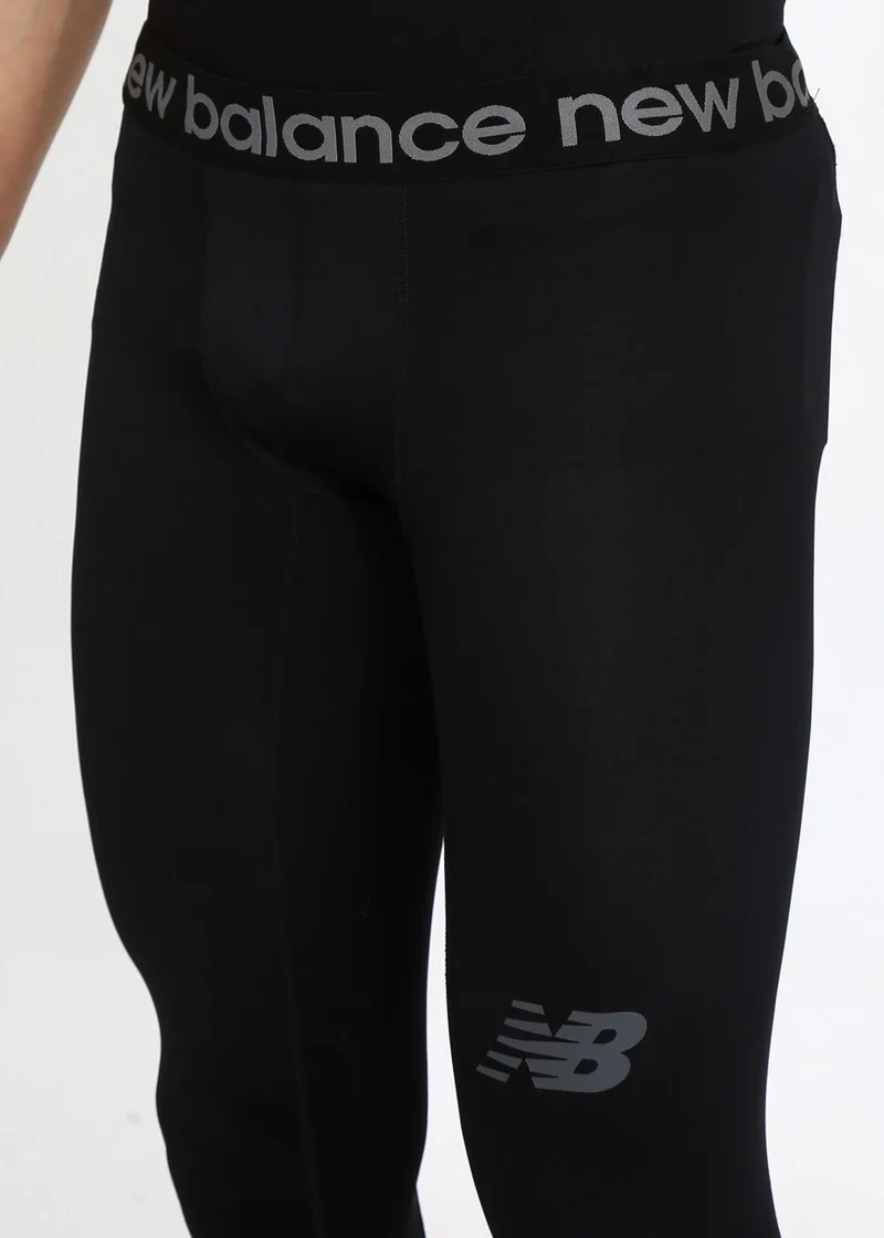 نيو بالانس Nbcompl-Bk Men's Long Sleeve Tights