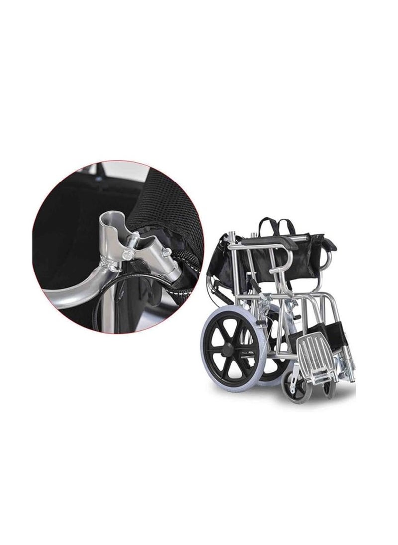 Cool Baby Wheelchair Foldable Lightweight For Elderly Disabled With Handbrakes  - Image 2