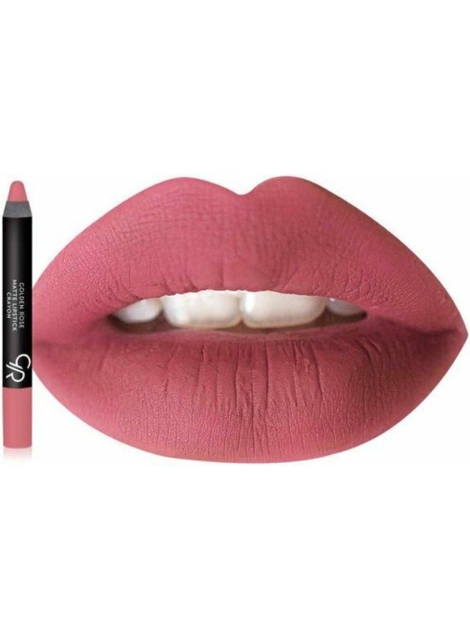 Golden Rose Golden Rose Matte Lipstick Crayon - NO.12 - Image 2