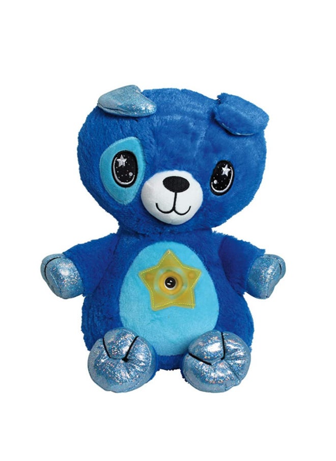 Cartoon Projection Lamp Children's Animal Doll Starry Sky Lamp Children's Comfort Toy Plush Starry Sky Projection Lamp-Color:Purple Unicorn-Specifications:opp  - Image 4