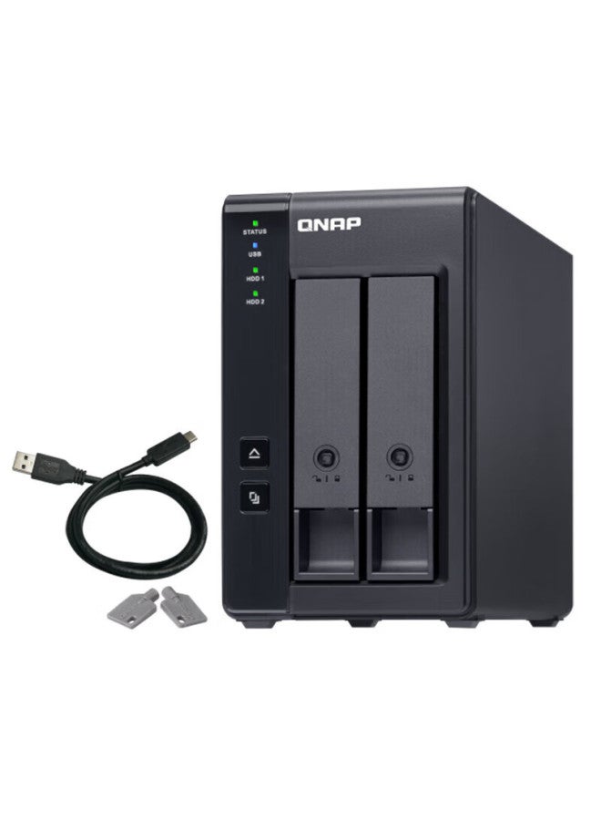 Qnap Tr-002 Dual-bay Type-c Transfer Interface Network Storage Expansion Enclosure - Image 1