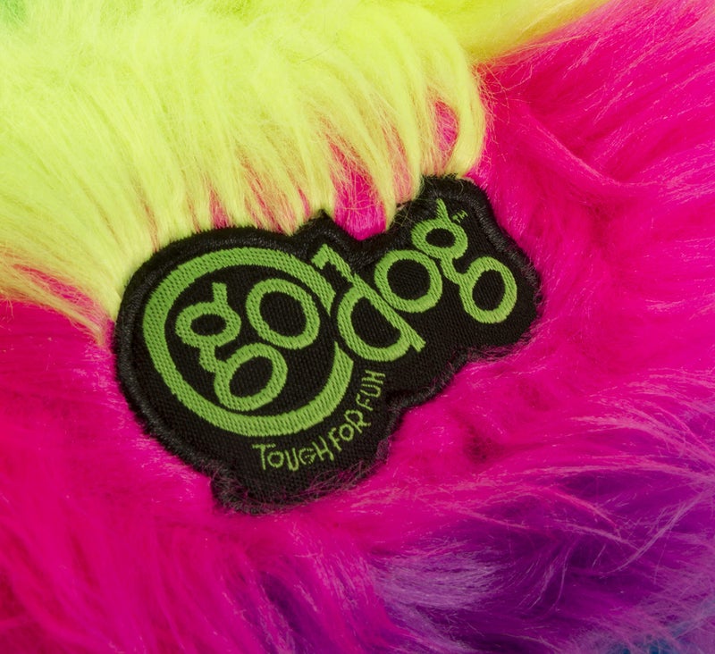 goDog لعبة الكلب المصنوعة من الفرو الملون Furballz مع تقنية حماية المضغ، كبيرة، ملونة - Image 4