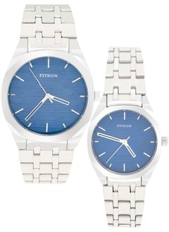 Fitron Fitron Quartz Analog Silver Couple Set Watch For Men and Women  - Image 1