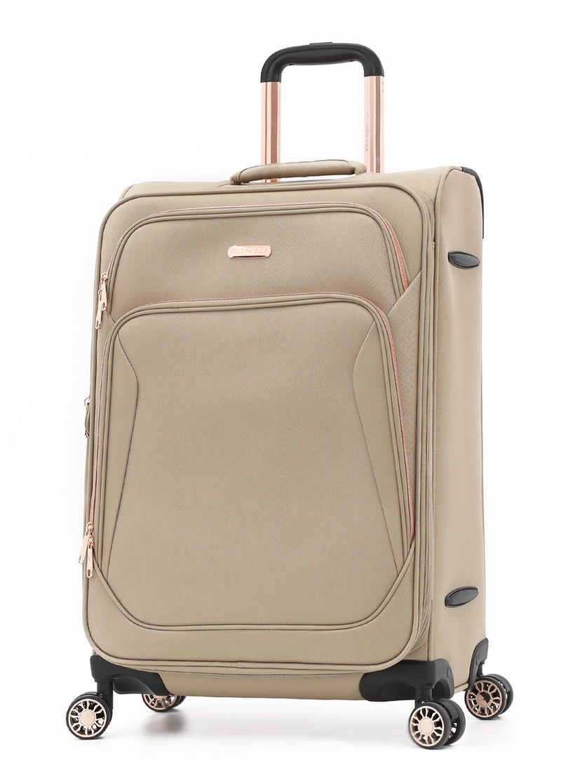 Sonada 3-Piece Softside Luggage Set with 360° Spinner Wheels - Lightweight Trolley Suitcases (20" Carry-On, 24", 28") - Image 2