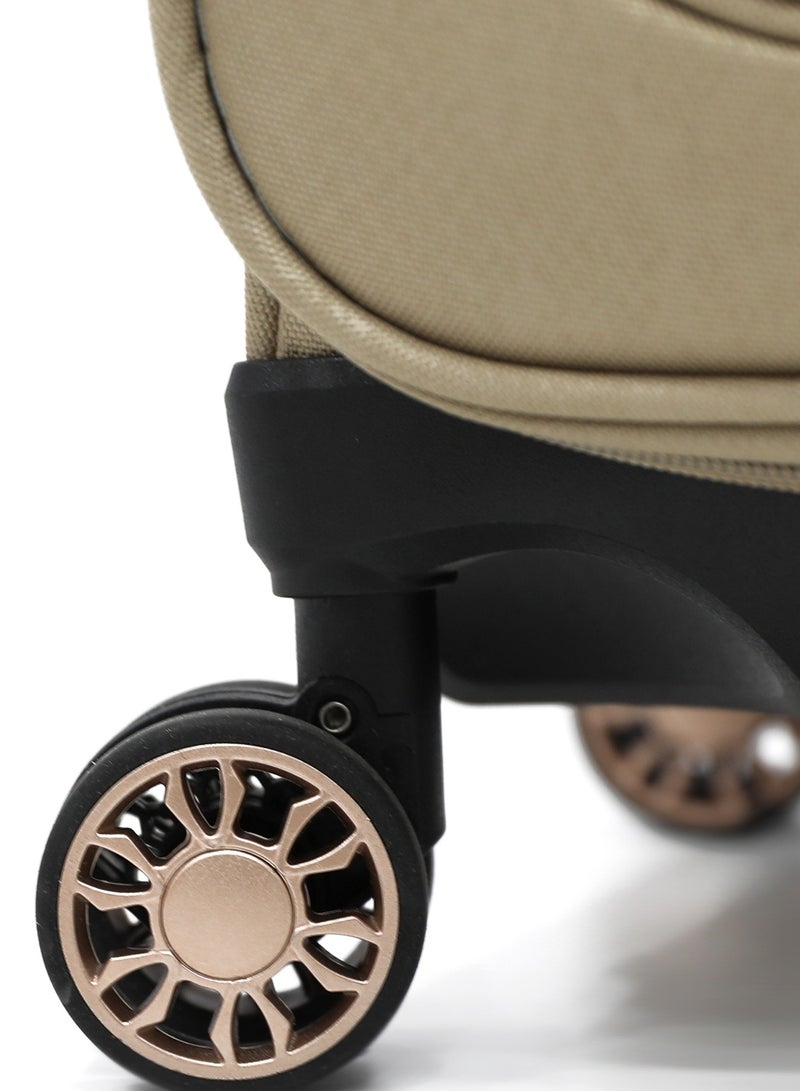 Sonada 3-Piece Softside Luggage Set with 360° Spinner Wheels - Lightweight Trolley Suitcases (20" Carry-On, 24", 28") - Image 3