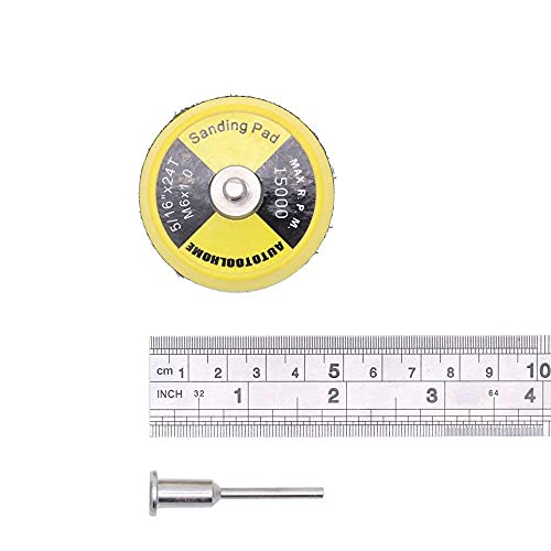 AUTOTOOLHOME 100 Pack 2 inch Sanding Discs Kit with Polishing Pads Plate 40 60 80 100 120 150 180 240 320 400 Grit Sandpapers for Drill Grinder Rotary Tool - Image 5