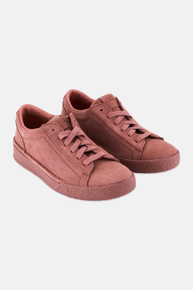 clarks Women Craft Cup Walk Standard Fit Lace Up Shoes, Mauve - Image 1