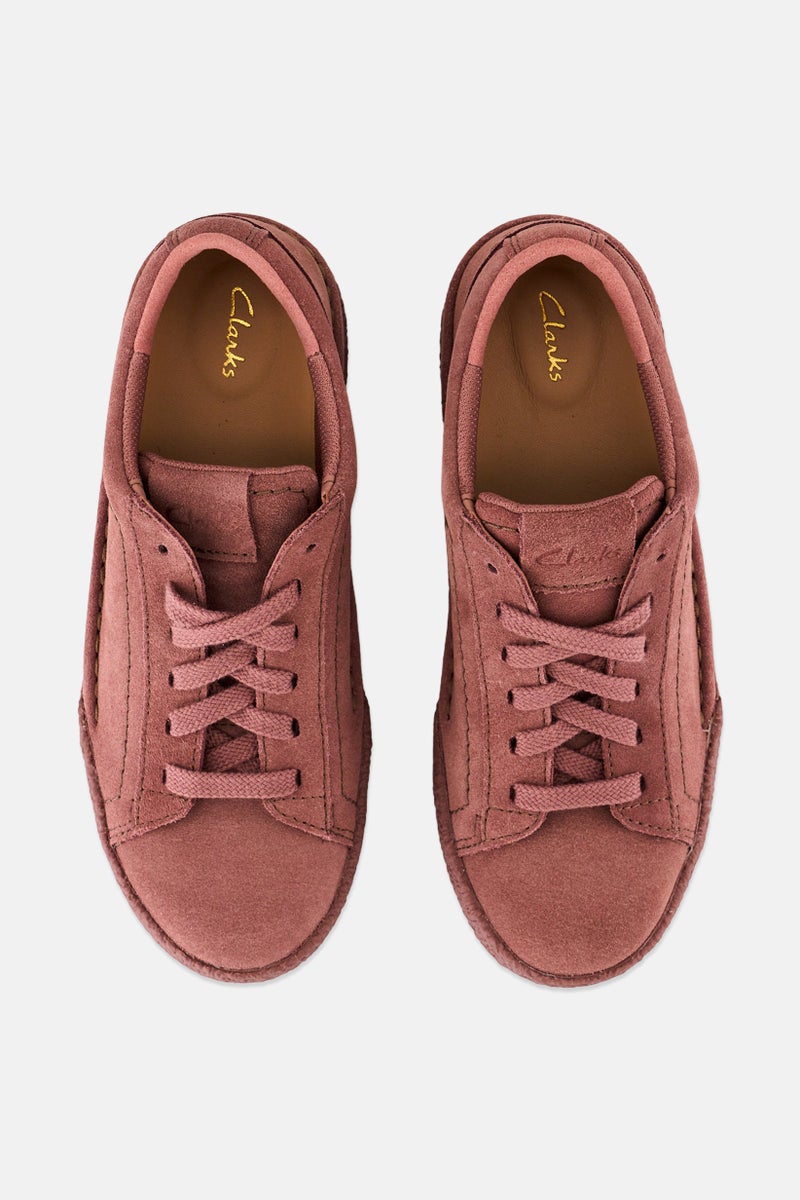 clarks Women Craft Cup Walk Standard Fit Lace Up Shoes, Mauve - Image 3
