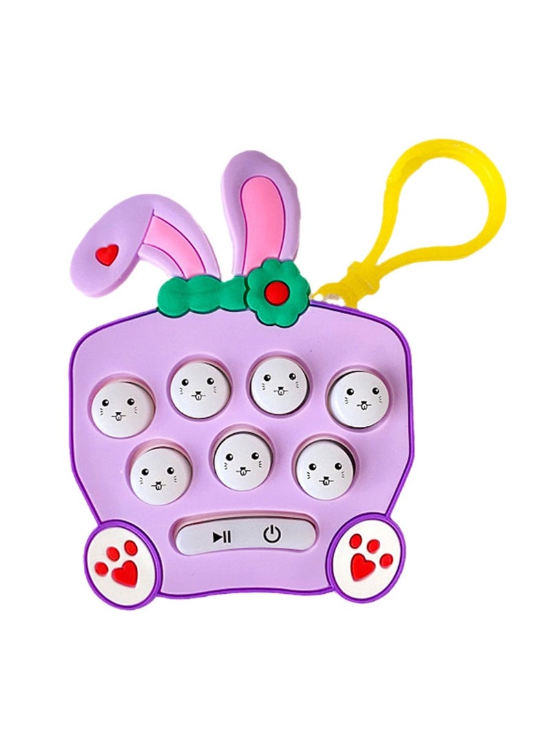 Pocket Whac-a-Mole puzzle decompression game console keychain nostalgic pendant toy - Image 1