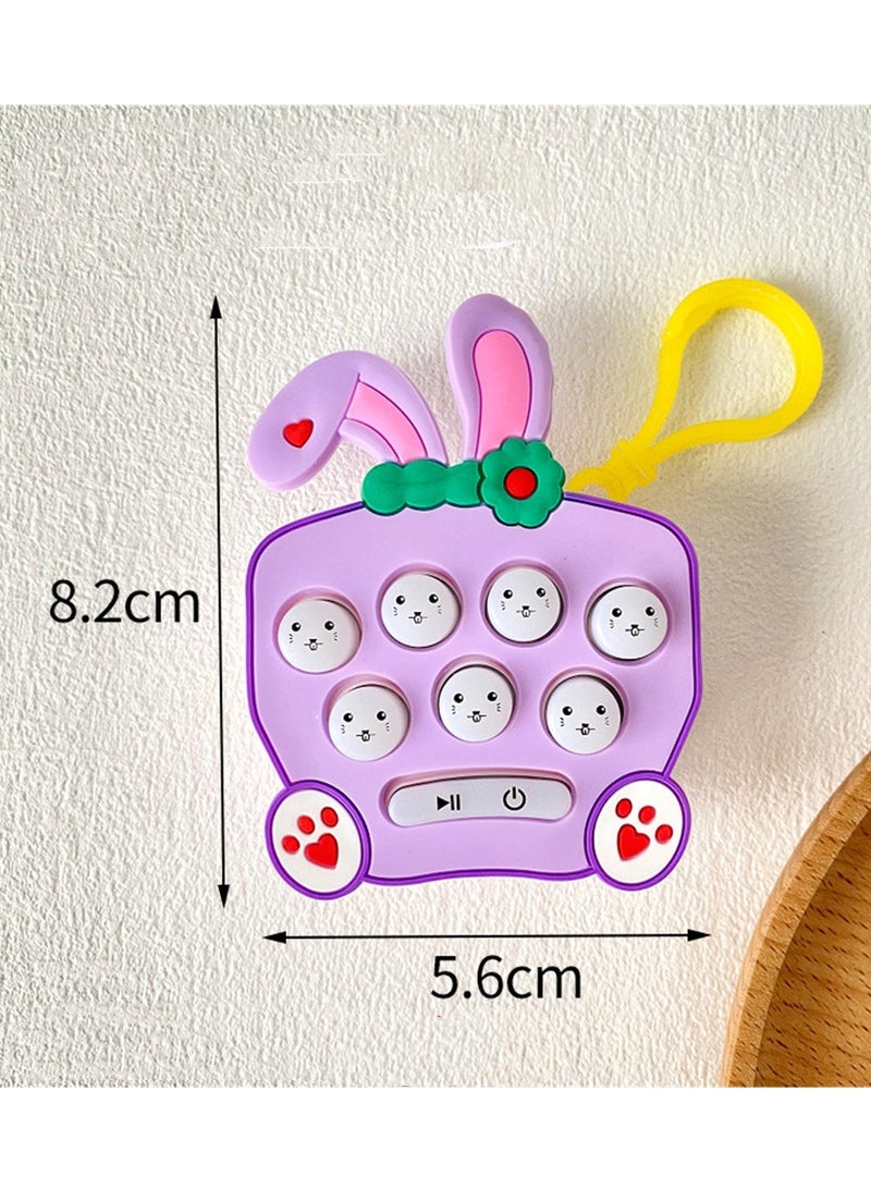 Pocket Whac-a-Mole puzzle decompression game console keychain nostalgic pendant toy - Image 2