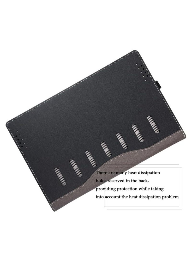 General Laptop Sleeve Compatible with HP Spectre X360 Convertible 13-AW 13.3 Inch Case PU Leather Protective Cover Shell For HP Spectre X360 13.3''  - Image 2