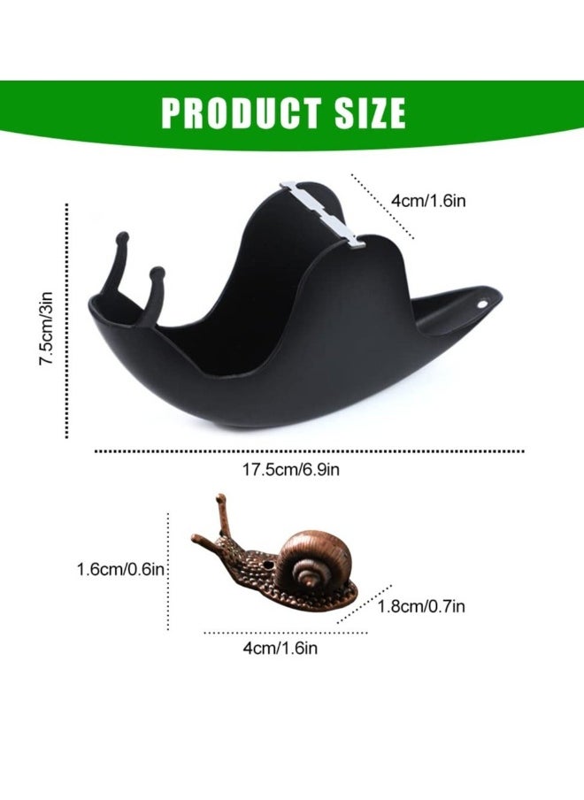 Generic - Mosquito Coil Holder, Portable Mosquito Coil Holder, Mosquito Coil Bracket Mosquito Coil Rack Outdoor Mosquito Coil Box, Incense Ash Catcher with Snail Incense Stick Holder - Image 1