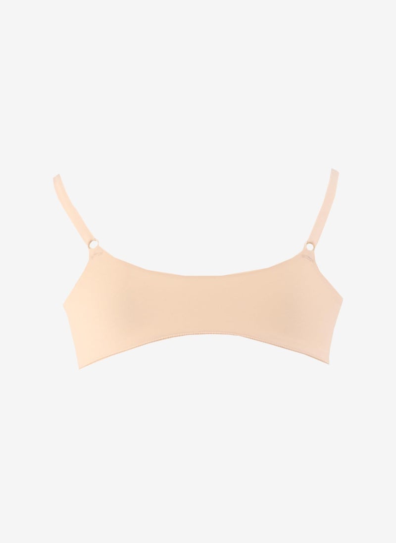 Chantelle Women's Softstretch Scoop Padded Bralette, Ultra Nude, XS/S - Image 4