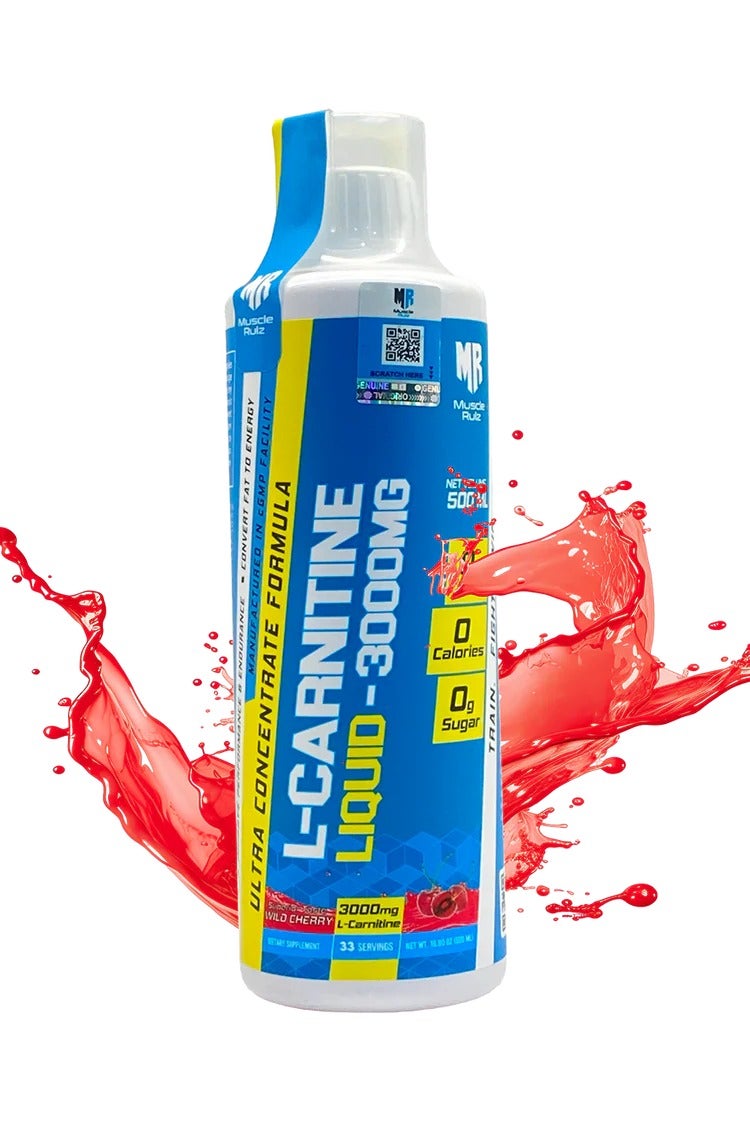 Muscle Rulz L-CARNITINE 3000 MG WILD CHERRY - Image 1
