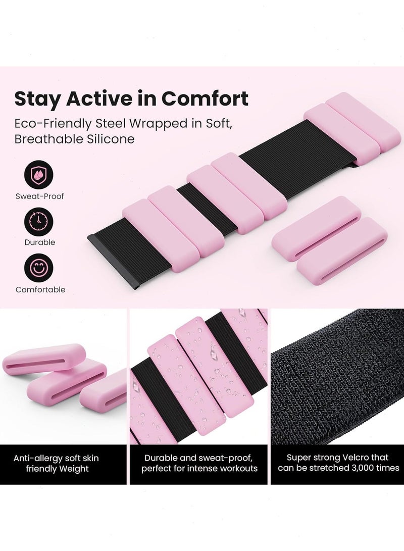 Pomefar Ankle Weights, Adjustable Ankle And Wrist Weights，Pilates Wearable Strong Arm & Leg Weights for Walking, Yoga, Dance, Gym,Exercise Use - Image 3