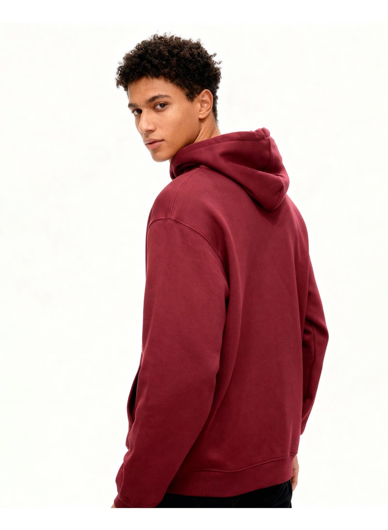 Feathers Men’s Oversized Winter Hoodie 100% Cotton, Warm & Cozy - Image 3