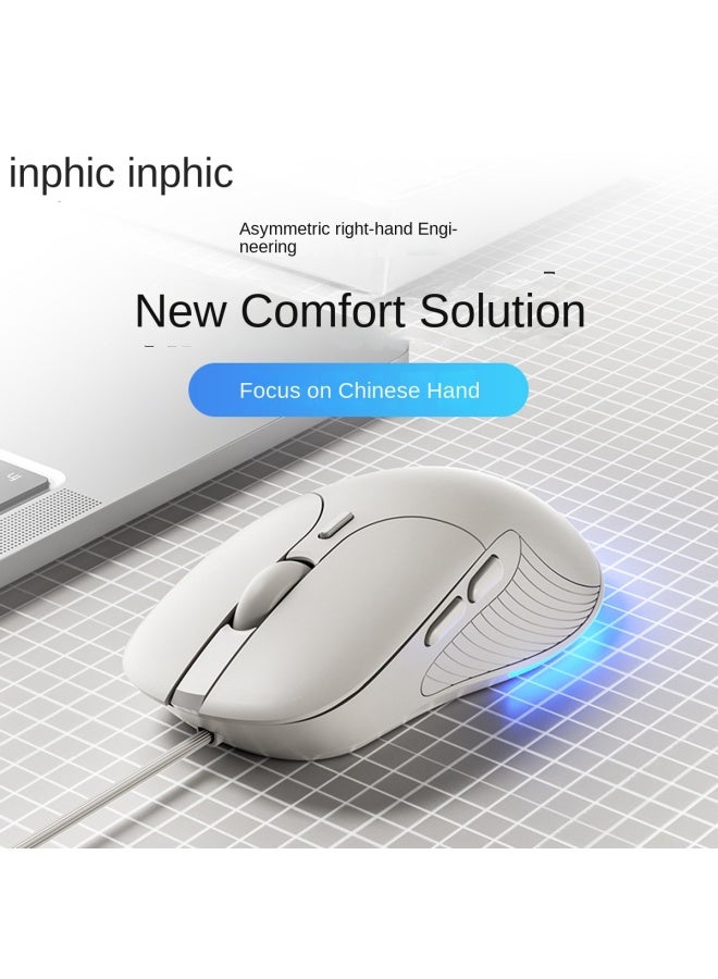 إنفيك Inphic B2 ماوس سلكي للألعاب ضوء أعمال مكتب منزل صامت [مجموعة وسادة الماوس] - Image 3