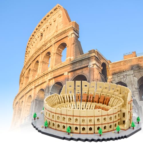 Geniteen Building Blocks Set Roman Colosseum Model Micro Building Blocks 5594 PCS Famous Architecture Model Mini Building Kit Gift for Kids and Adults - Image 5