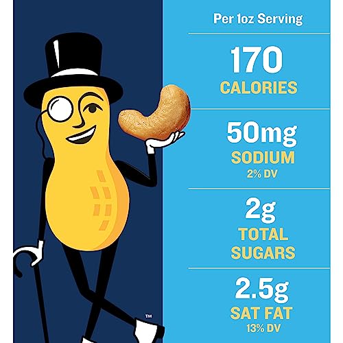 PLANTERS Deluxe Lightly Salted Cashews Party Snacks PlantBased Protein Quick Snack for Adults After School Snack Flavored with Sea Salt Kosher 1lb 225oz - Image 5