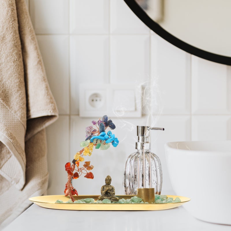 🏠 مبخرة مزخرفة بتصميم شجرة كريستال لتنقية الهواء وتوزيع العطر للمنازل والمكاتب بألوان متعددة - Image 4