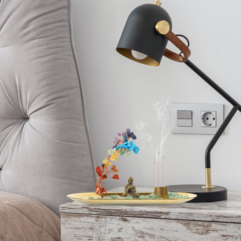 🏠 مبخرة مزخرفة بتصميم شجرة كريستال لتنقية الهواء وتوزيع العطر للمنازل والمكاتب بألوان متعددة - Image 3