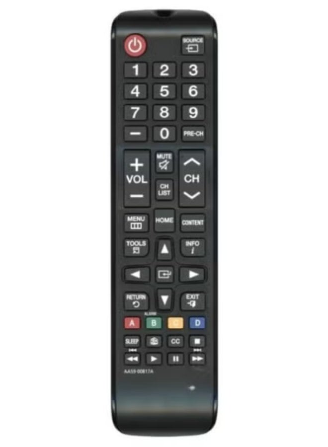 TV Remote control for LCD and LED TVs, suitable for Samsung devices, black - Image 1