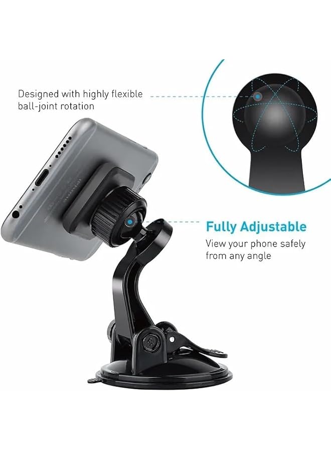 S-TOP Car Phone Holder, Mobile Holder for Car Air Vent, Phone Holder Car Compatible with iPhone 14 Pro Max 13 12 11, Samsung Ultra Series - Image 1