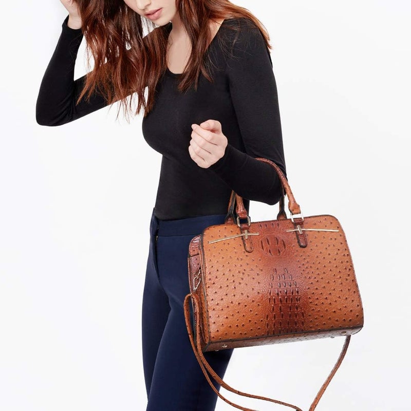 Dasein Women Satchel Handbags Shoulder Purses Totes Top Handle Work Bags With Matching Wallet - Image 2
