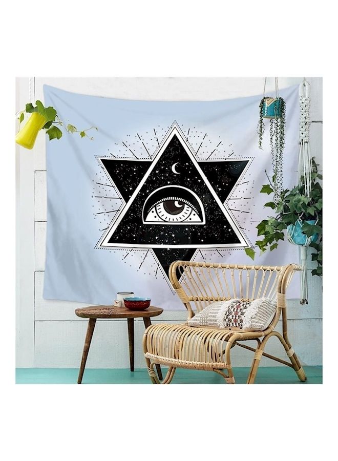 NIBEMINENT Polyester Tapestry Mandala Wall Hanging Black/White 100x150cm - Image 2