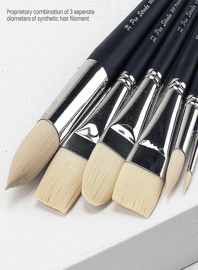 Creative Mark Powercryl Ultimate Acrylic Paint Brushes - Round #20, Artist Paint Brushes, 3 Diameters of Synthetic Hair Filament, Fine Control of Heavy Acrylics, Water Soluble Oils, and More - Image 2