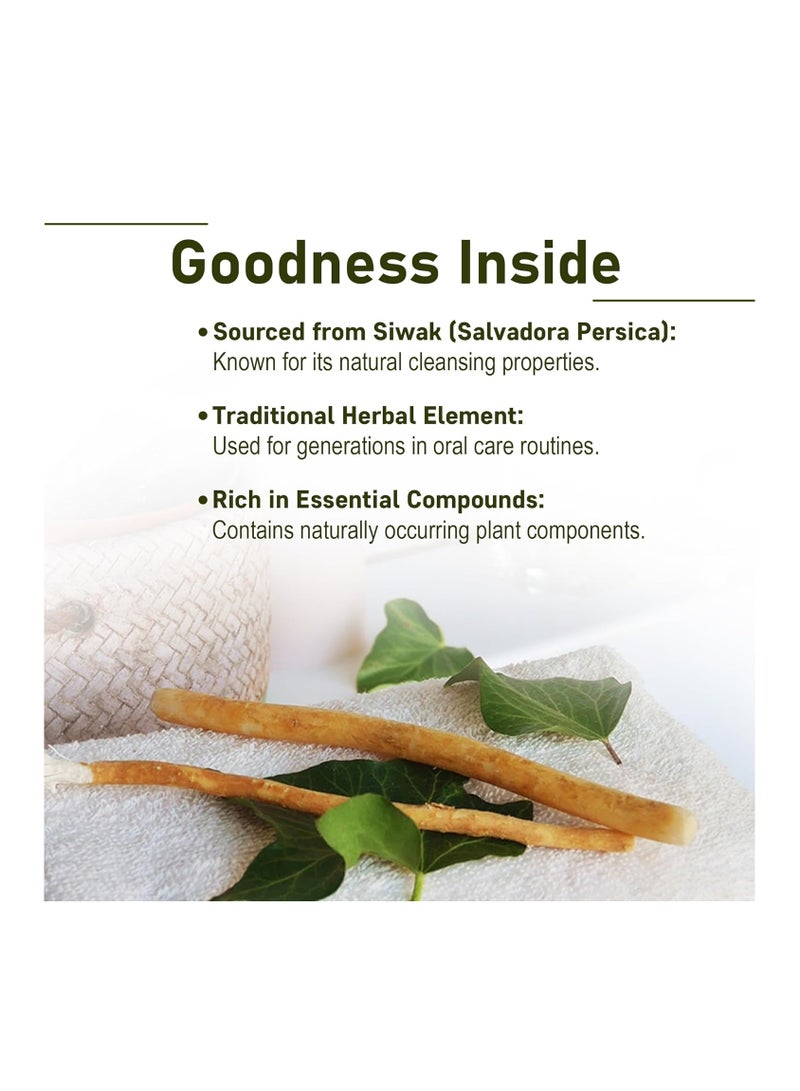 minature Miswak (Siwak) Powder by mi Nature | salvarado persica| 227g(8 oz) (0.5 lb) | 100% Only Miswak (siwak) Powder | Dental Care | Natural Toothpaste | Whitening Teeth | Oral Care - Image 2